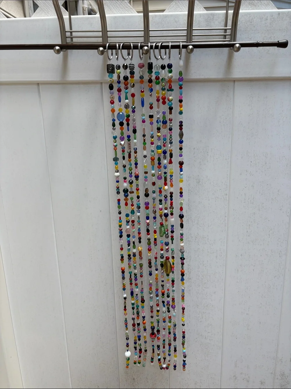 10 strands 32 inches glass beads strands